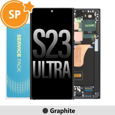 Tecguru_Samsung Galaxy S23 Ultra 5G S918B OLED Screen Replacement Digitizer GH82-30465A (Service Pack)-Phantom Black Tecguru_Samsung Galaxy S23 Ultra 5G S918B OLED Screen Replacement Digitizer GH82-30465A (Service Pack)-Phantom Black